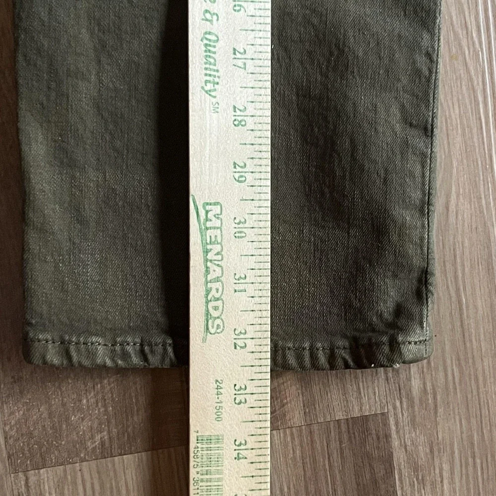 Polo Ralph Lauren Jeans Mens 32x31 Green Authentic Dungarees Slim Straight